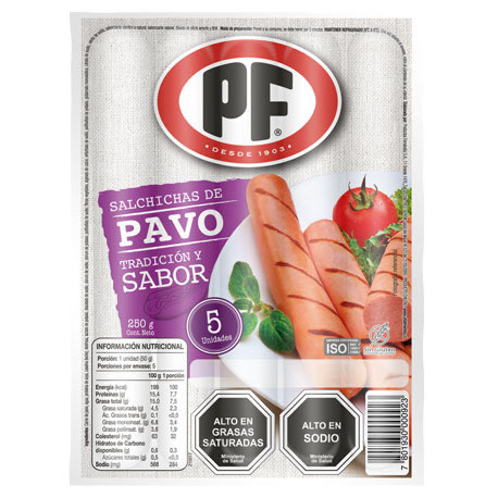 Vienesas de Pavo PF