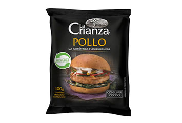 hamburguesa pollo la crianza 56x100 grs