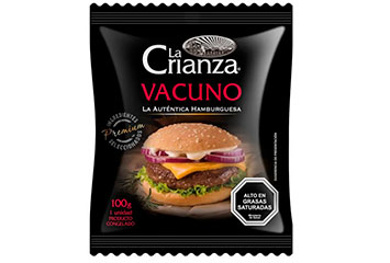 hamburguesa premium la crianza 56x100 grs