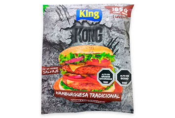 hamburguesa kong king 40x185 grs