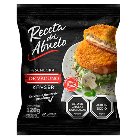 Escalopa Kayser Receta del Abuelo 26 x 120 grs.