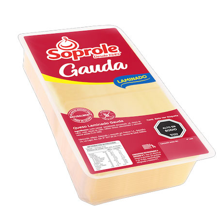 Queso Gauda Laminado Soprole